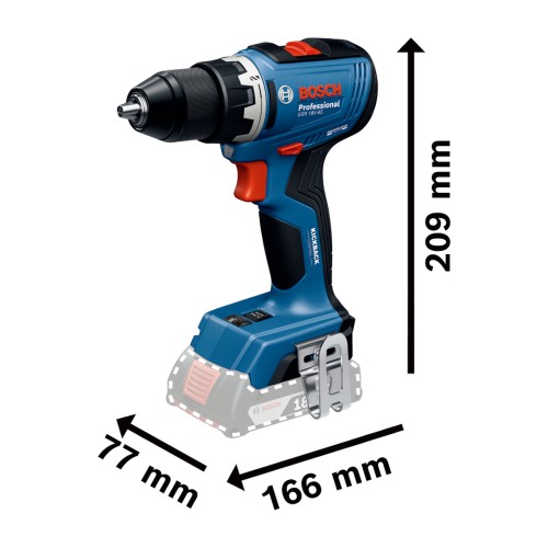BOSCH Wkrętarka bezszczotkowa GSR 18V-65 18V 63Nm 06019N3200