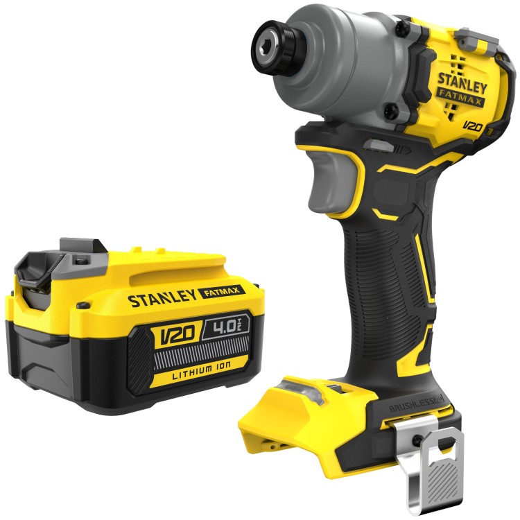 STANLEY V20 Zakrętarka udarowa 203Nm 18V 1x 4,0Ah SFMCF830