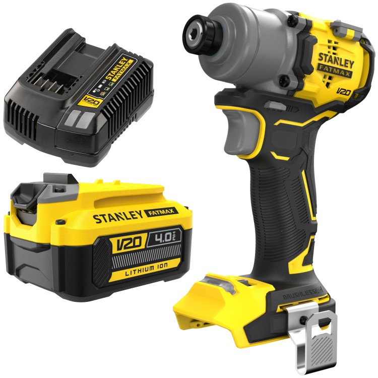 STANLEY V20 Zakrętarka udarowa 203Nm 18V 1x 4,0Ah SFMCF830