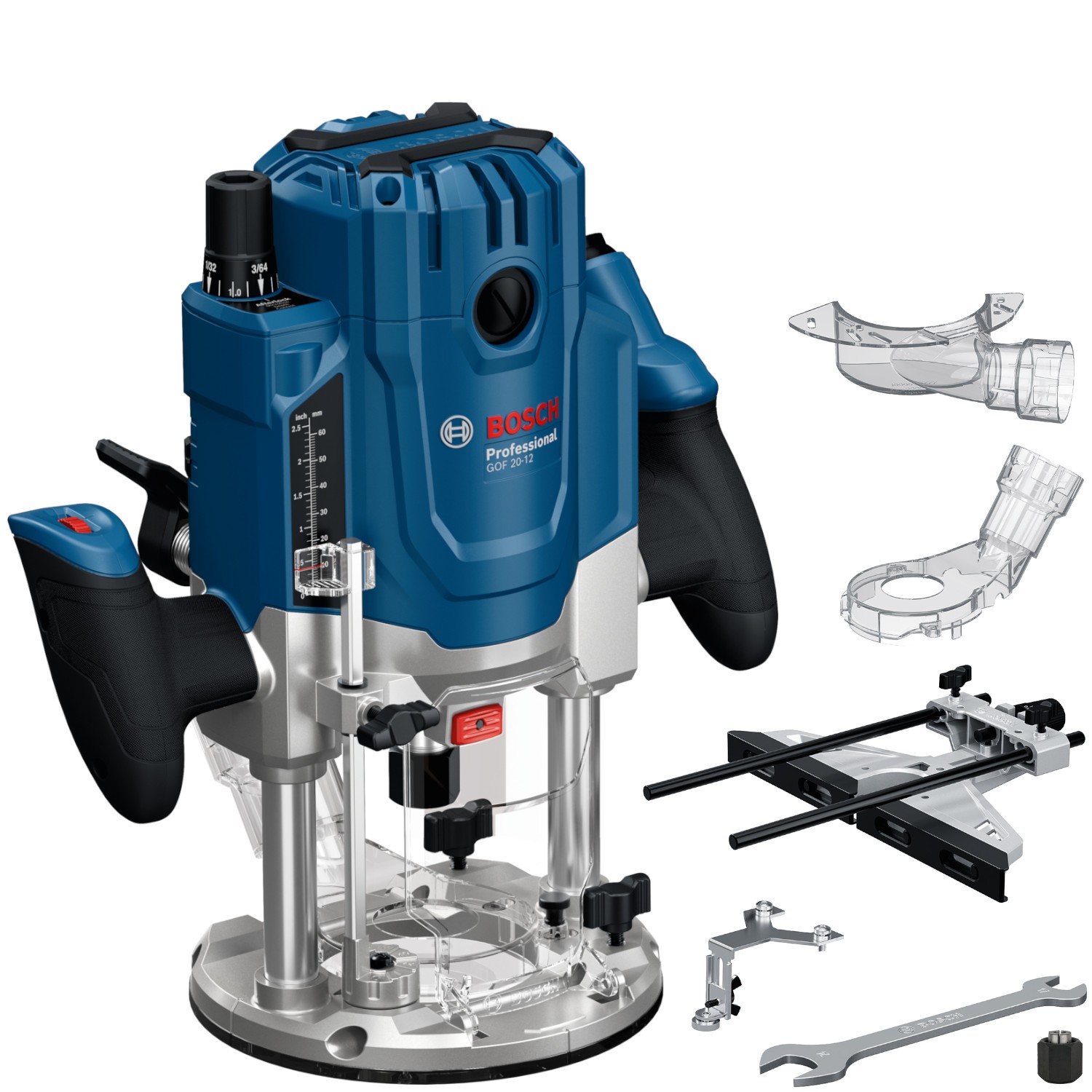 BOSCH Frezarka górnowrzecionowa 2000W GOF 20-12