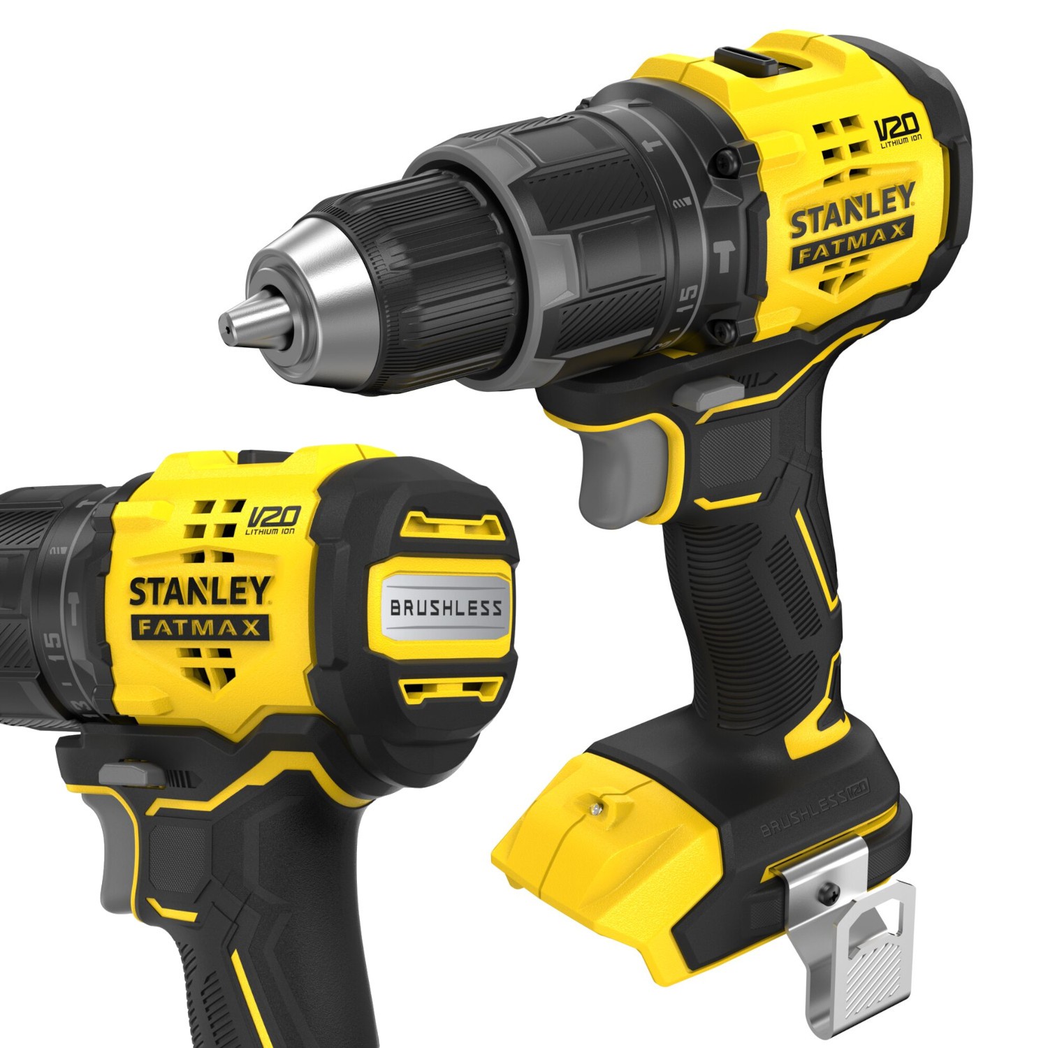 Wiertarko-wkrętarka bezszczotkowa 18V V20 udarowa body Stanley SFMCD716B