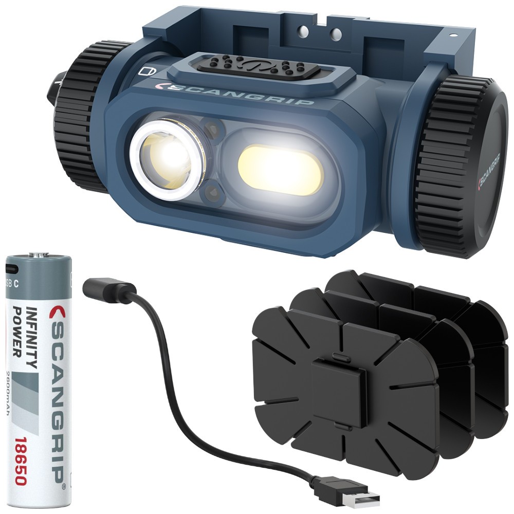 SCANGRIP 03.5621 Lampa czołowa LED z czujnikiem HORIZON