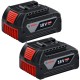 BOSCH Akumulator Li-Ion 18V 4.0Ah GBA Cool pack 2 sztuki