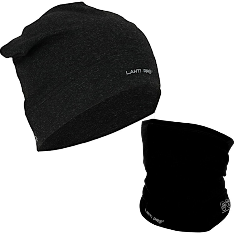 Czapka termoaktywna THERMO ACTIVE czarna Lahti Pro L102260S + komin