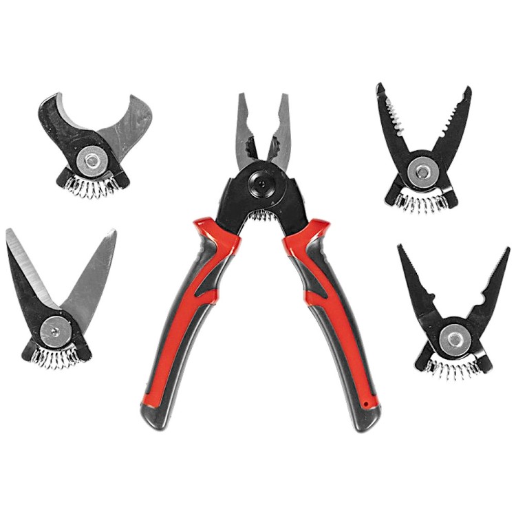 ABRABORO Szczypce wielofunkcyjne z wymienną głowicą