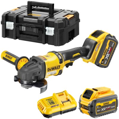 DeWALT DCG418T2 Szlifierka kątowa 125mm 54V FLEXVOLT 2x 6,0Ah