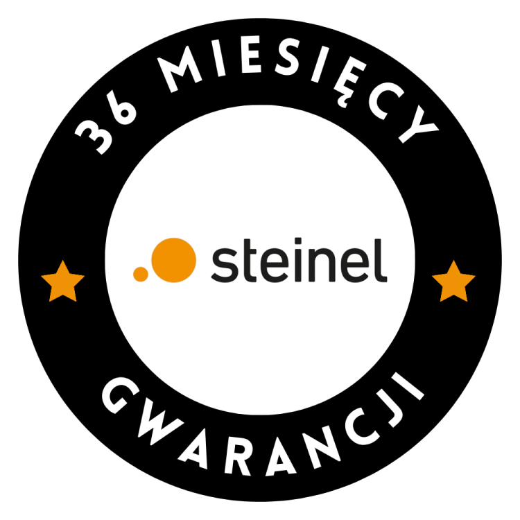36 miesięcy gwarancji producenta STEINEL