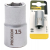 PROXXON 23414 Nasadka krótka standardowa 1/2'' 15mm