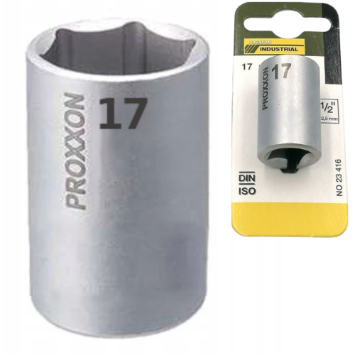 PROXXON 23416 Nasadka krótka standardowa 1/2'' 17mm
