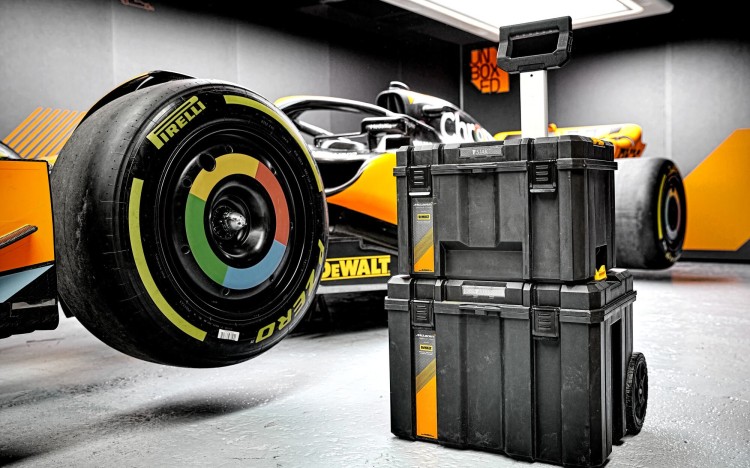 zastosowanie skrzyni na narzędzia DEWALT McLaren DWST83346
