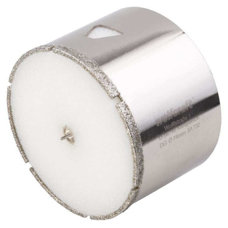 Otwornica diamentowa do ceramiki 74mm Ceramic WOLFCRAFT 5932000