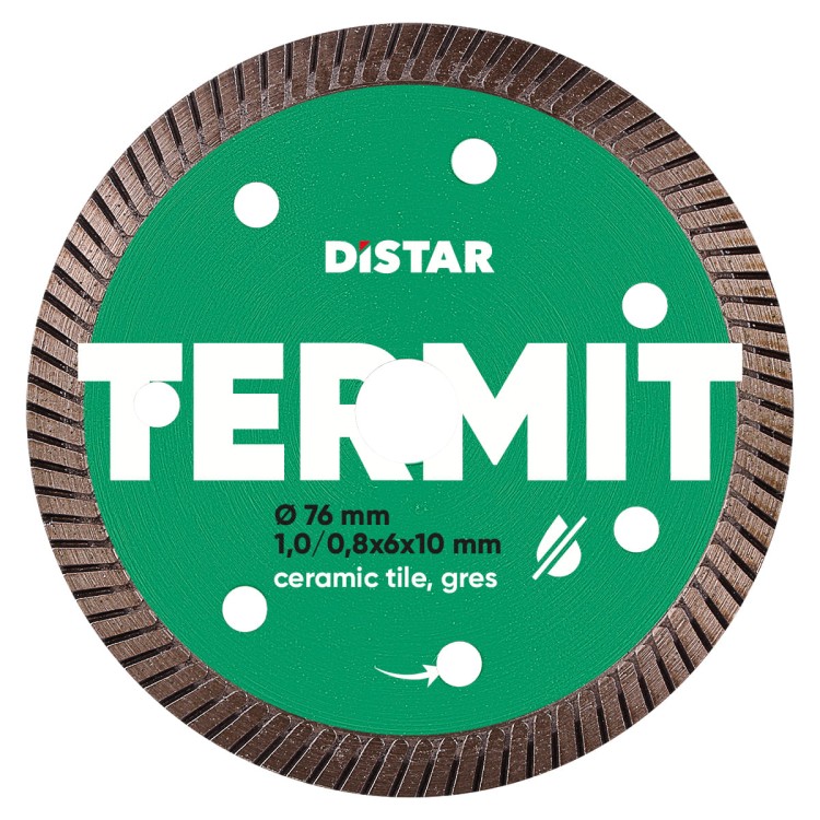 Tarcza diamentowa do ceramiki 76mm Termit Distar 11139053030