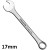 Klucz płasko-oczkowy 17mm SlimLine PROXXON 23917