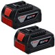 2x Akumulator Li-Ion GBA 18V 5.0Ah BOSCH 1600A002U5