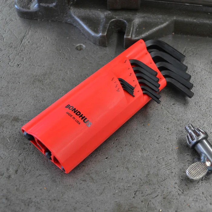 zastosowanie kluczy imbusowych z kulką Bondhus 10995