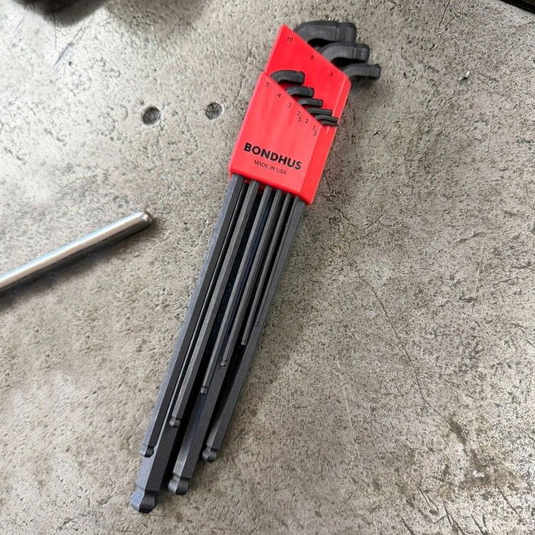 zastosowanie kluczy imbusowych z kulką Bondhus 67099