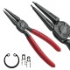 NWS 178-62-I4 Szczypce do pierścieni Segera wew. 85-140 proste