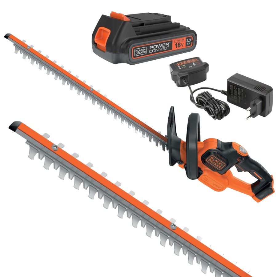 BLACK DECKER GTC18452PC Nożyce do żywopłotu akumulatorowe 18V 2Ah ład