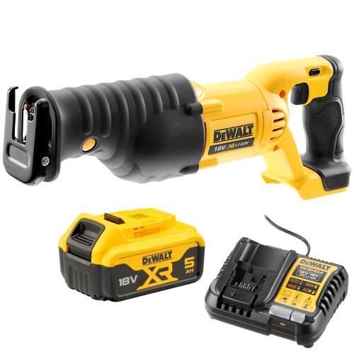 DEWALT DCS380 Pilarka szablasta 18V 5.0Ah + ładowarka