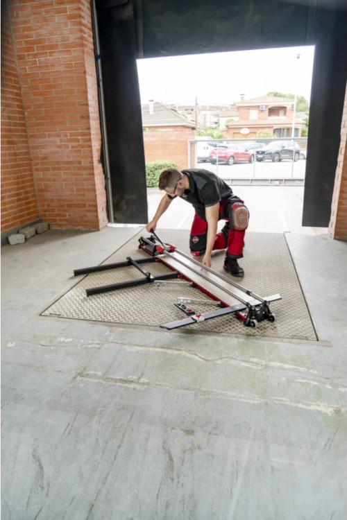 RUBI Przecinarka ręczna do płytek HIT-1600 PLUS RS zastosowanie