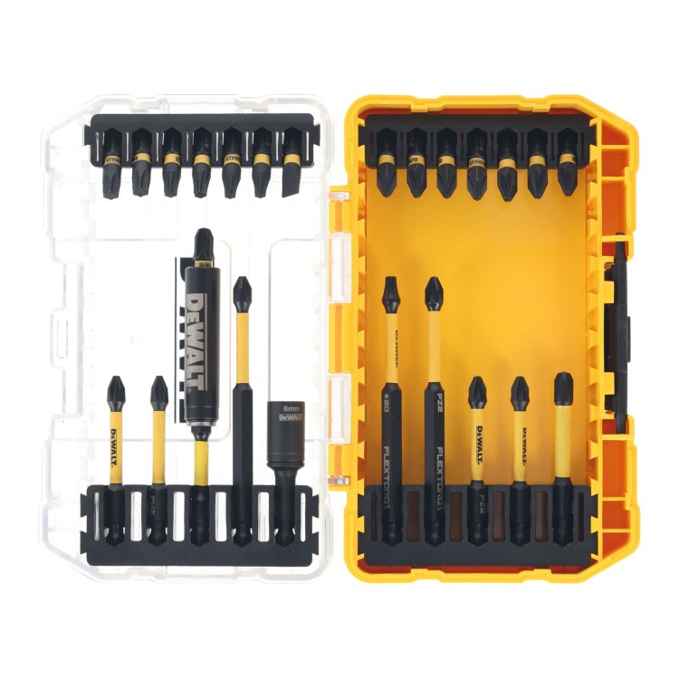 Zestaw bitów udarowych w etui Tough Case+ DeWALT