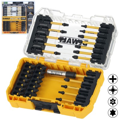 DEWALT DT70745T Zestaw bitów udarowych FLEXTORQ 31szt w Tough Case+
