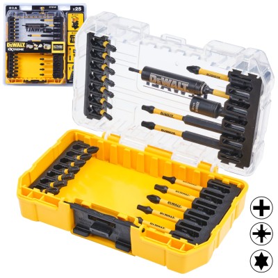 DEWALT DT70744T Zestaw bitów udarowych Flex Torq 25szt w etui