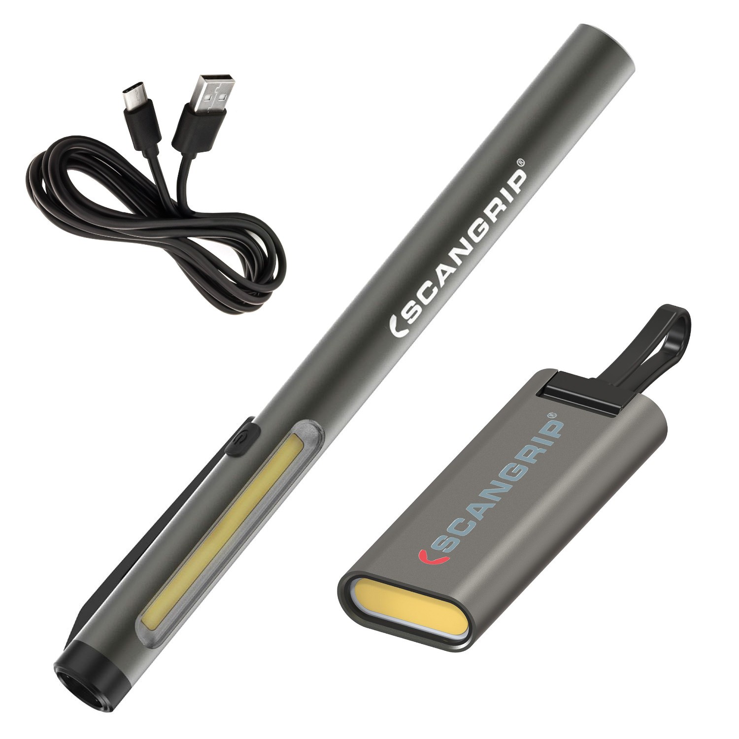 Latarka długopisowa LED WORK PEN 200 R SCANGRIP + Latarka FLASH MICRO R