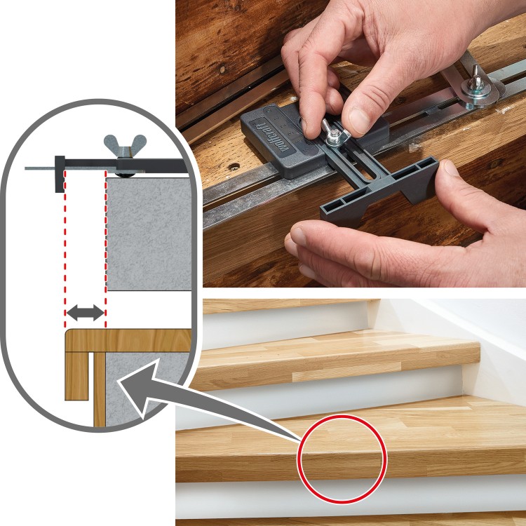 5210000 Wolfcraft Zastosowanie progi schodów