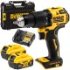 Wiertarko-wkrętarka udarowa 18V 65Nm 2x 5,0Ah DeWALT DCD709P2T