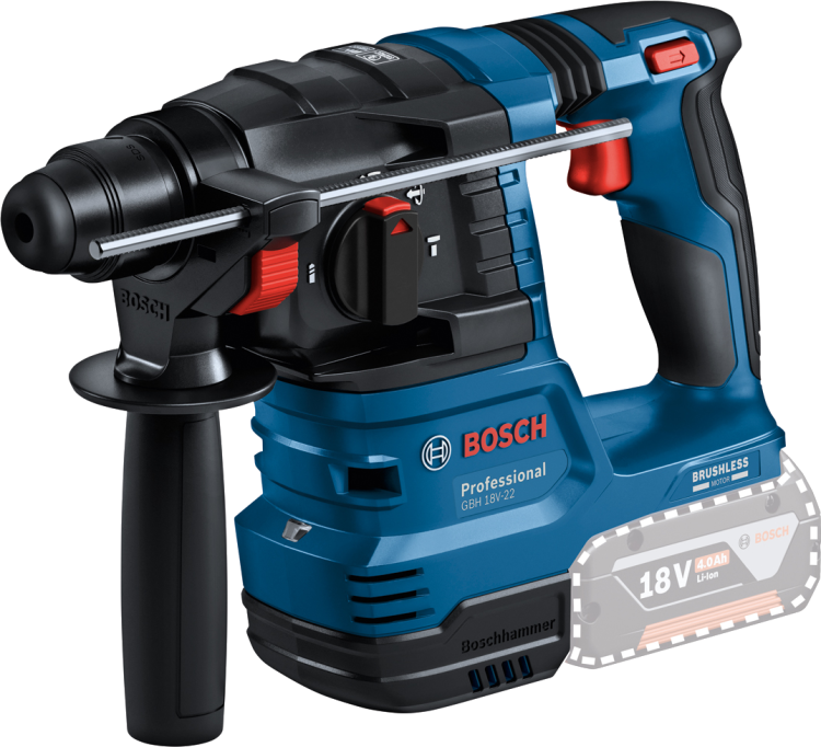 BOSCH GBH 18V-22 Młotowiertarka akumulatorowa SDS plus 18V 1,9J /body/
