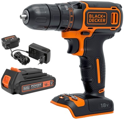 iertarko Wkrętarka akumulatorowa 18V 1x 1,5Ah 30Nm Black Decker BDCDC18