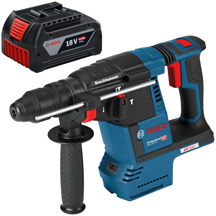 BOSCH GBH 18V-26 Młot udarowy 18V 2.6J SDS plus + 5.0Ah