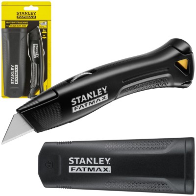 Nóż z ostrzem stałym Heavy Duty czarny Stanley FatMax FMHT10500-0