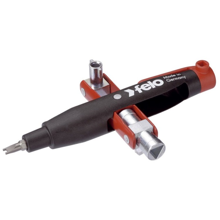 Zestaw wkrętaków VDE dla elektryka + kluczyk do szafek FELO E-SMART INDUSTRY 13el.