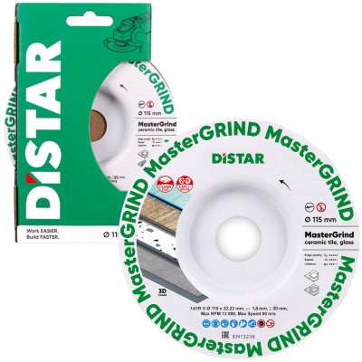 Diamentowa tarcza tnąca 115x22,23mm do ceramiki, gresu Distar MasterGRIND