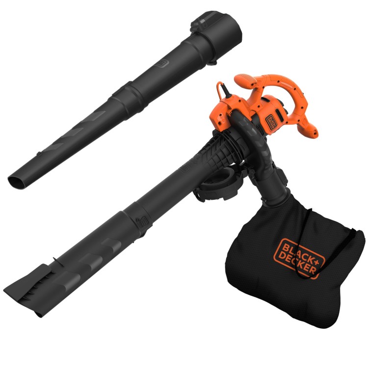 Dmuchawa odkurzacz do liści 2600W 40l rozdrabniarka Black Decker BEBLV260