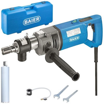 BAIER BDB 825 Wiertnica na mokro i sucho do 200mm 1800W + korona 132mm