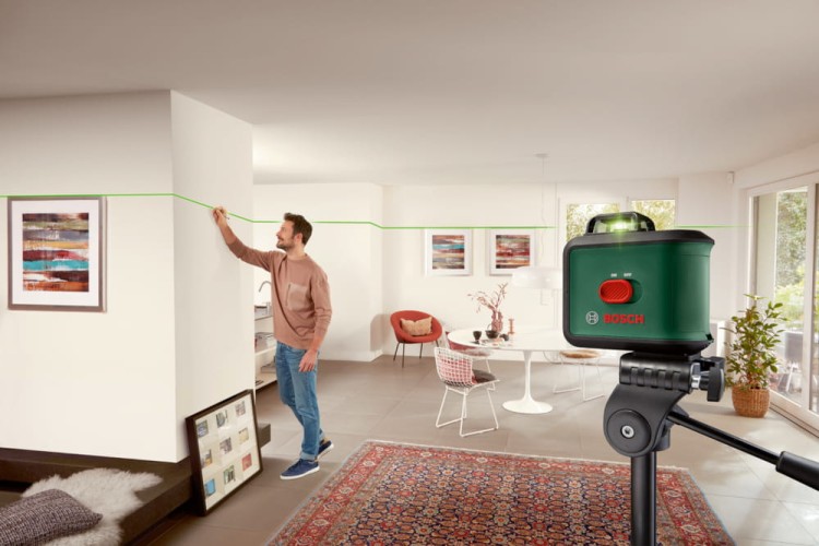zastosowanie lasera krzyżowego Bosch Universal Level 360
