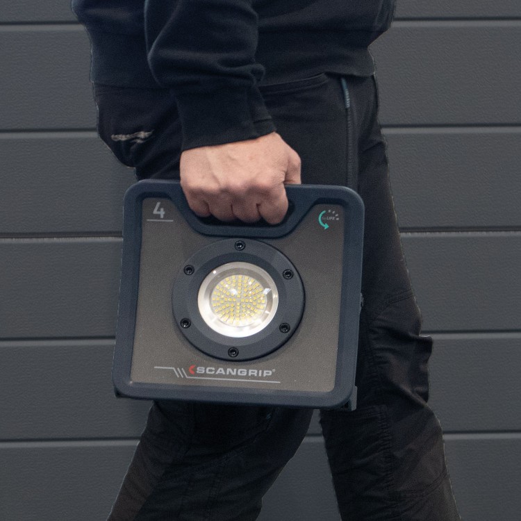 zastosowanie lampy roboczej 4000lm NOVA 4 SCANGRIP 03.6202