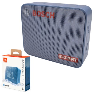 Głośnik bezprzewodowy JBL GO Essential 2 niebieski z logo BOSCH