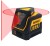 Laser krzyżowy 360° wiązka czerwona uchwyt kufer DeWALT DW0811