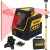 Laser liniowy 360° wiązka czerwona uchwyt kufer DeWALT DW0811 + tyczka 3,2m