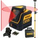 Laser liniowy 360° wiązka czerwona uchwyt kufer DeWALT DW0811 + tyczka 3,2m