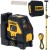 Laser krzyżowy z wiązką czerwoną DeWALT DCLE14201RB + Tyczka 3,2m