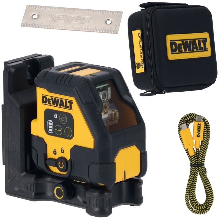 Laser krzyżowy z wiązką czerwoną DeWALT DCLE14201RB