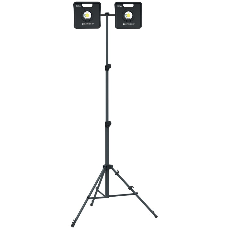 SCANGRIP DUAL BRACKET zastosowanie uchwyty do montażu lamp na statywie