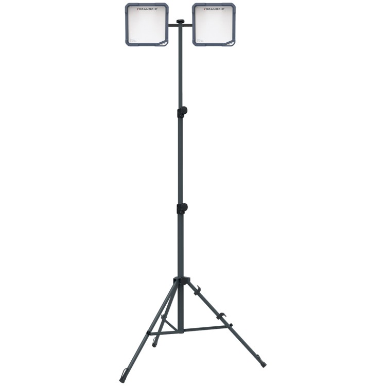 SCANGRIP DUAL BRACKET zastosowanie uchwyty do montażu lamp na statywie