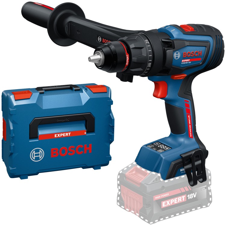 BOSCH EXPERT EXSB18V-150 Akumulatorowa wiertarko-wkrętarka udarowa 18V 150Nm /body/ + walizka