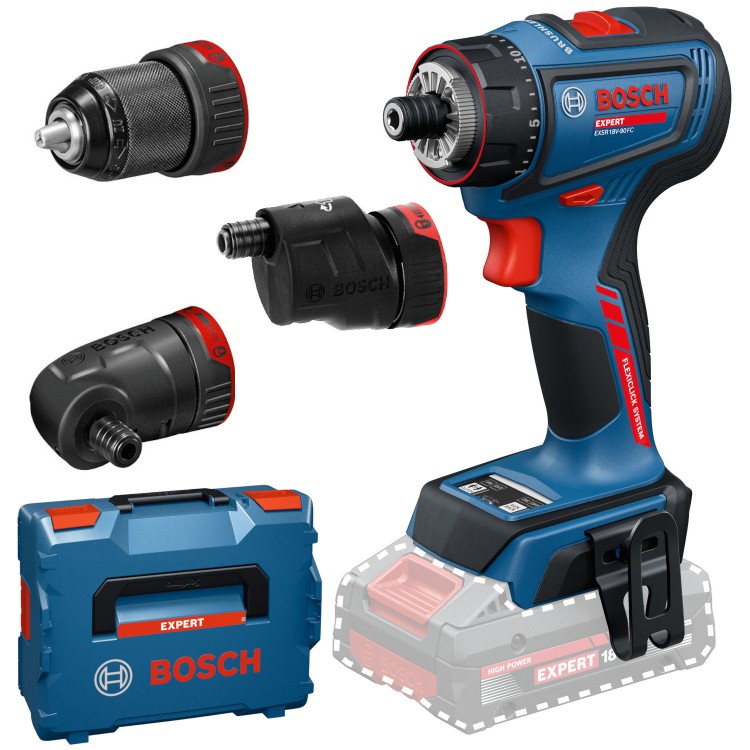 Wiertarko-wkrętarka 18V Bosch EXPERT EXSR18V-90FC 3xuchwyt L-BOXX 136